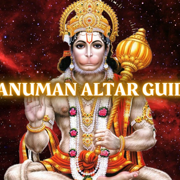 Lord Hanuman Evocation Guide | Hindu Deity Altar Guide