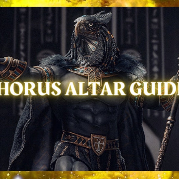 Horus Altar Guide: How to Work With the God Heru | Altar Guide Printable | Egyptian Magick