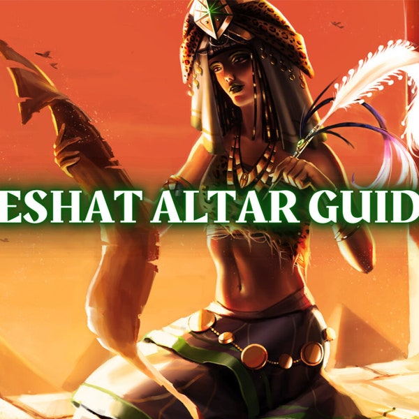 Egyptian Goddess Seshat Altar Guide: How to Work With the Scribe Goddess | Seshet Deity Altar Guide Printable