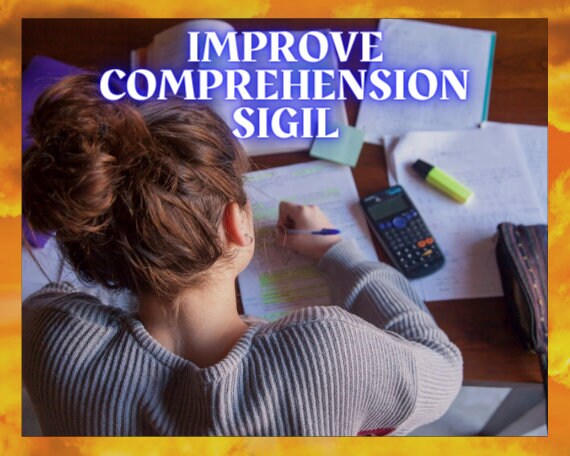 Enhance Your Understanding in Any Subject: Sigil Magick Grimoire Page | Improve Comprehension Sigil