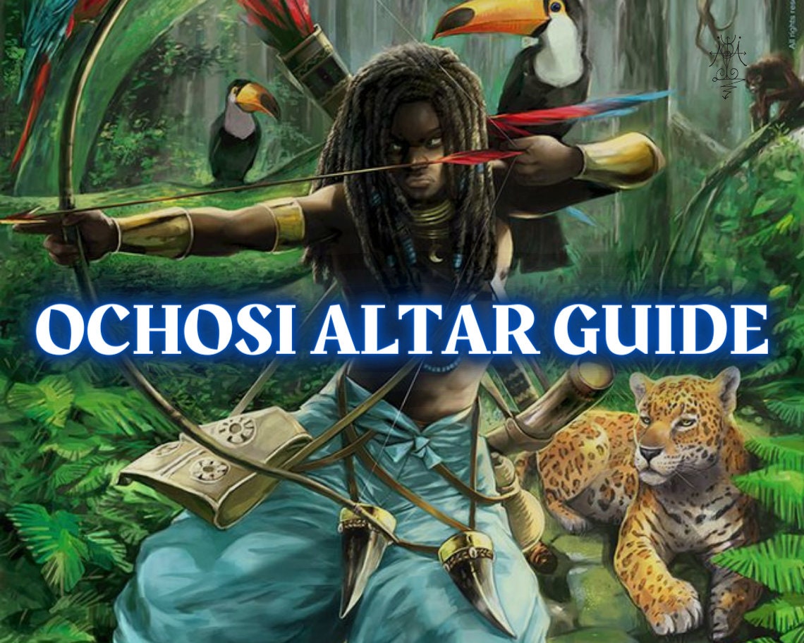 How to Evoke Ochosi Orisha Altar Guide Printable Ochossi Etsy Canada