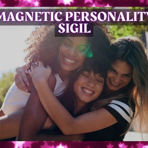 Attract Them to You, Make Them Like You | Sigil Magick Grimoire Page | Magnetic Personality Sigil