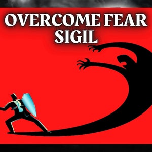 Overcome Any Fear You May be Facing: Sigil Magick Grimoire Page | Remove Fear Sigil