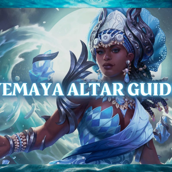 Yemaya Altar Guide: How to Evoke Yemaya | Altar Guide Printable