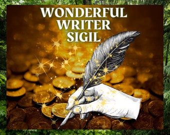 Enhance Your Writing Skills: Wonderful Writer Sigil | Sigil Magick Grimoire Page