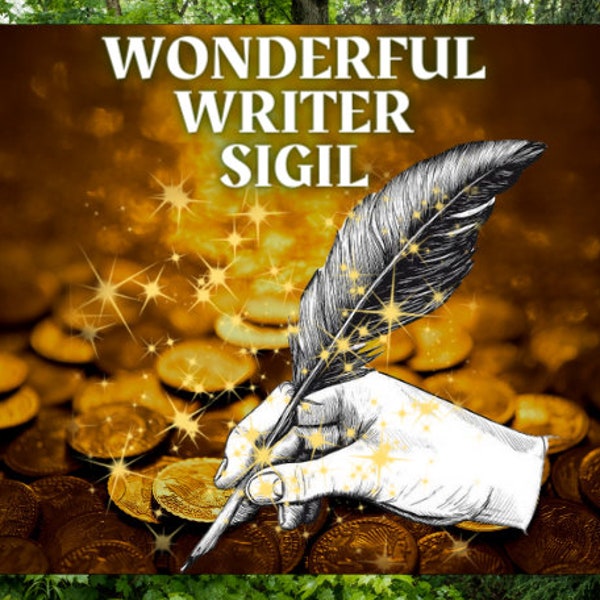 Enhance Your Writing Skills: Wonderful Writer Sigil | Sigil Magick Grimoire Page