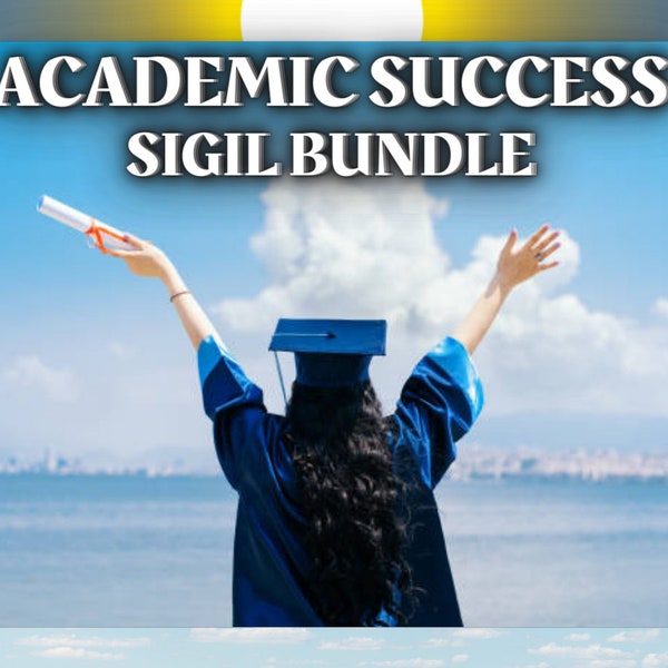 Successful Student Sigil Bundle: 7 Magickal Sigils & Rituals for Academic Success | Education Sigil Magick Grimoire Pages