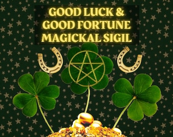 Manifest Good Luck & Fortune | Siegel Magick Grimoire Seite