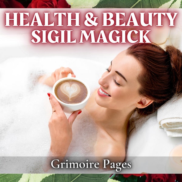 Santé et beauté Sigil Magick Grimoire Pages : 12 sceaux puissants pour votre livre des ombres !