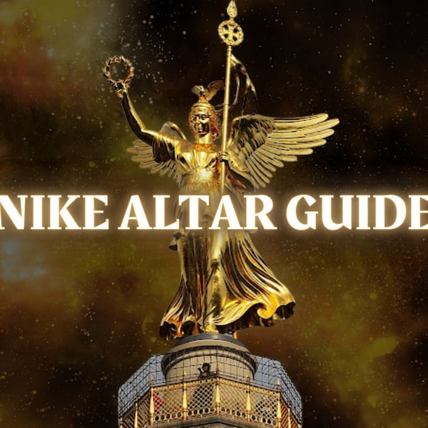 Goddess Nike Evocation Guide: How to Work With the Greek Goddess of Victory | Nike Winged Victory Altar Guide Printable