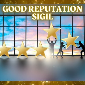 Develop a Powerful, Positive Reputation: Sigil Magick Grimoire Page | Good Reputation Sigil