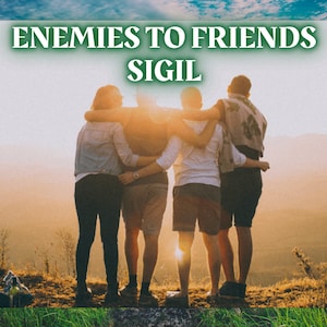 Turn Your Enemy Into Your Friend: Sigil Magick Grimoire Page | Enemies to Friends Sigil