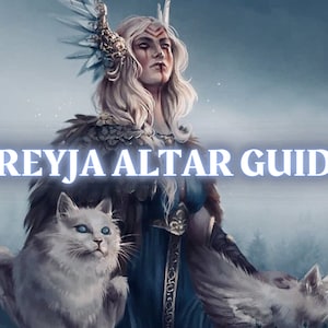 Freyja Altar Guide Printable: How to Work With the Norse Goddess Freyja