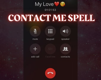 DIY Spell to Get a Call or Text From Them | Call Me Spell | Contact Me Spell