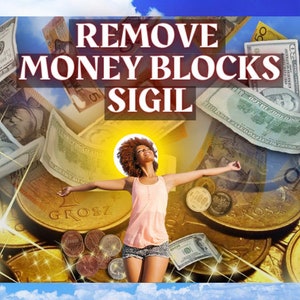 Sigil Magick Grimoire Page: Remove Mental Money Blocks & Manifest More Money | Clear Your Money Blocks