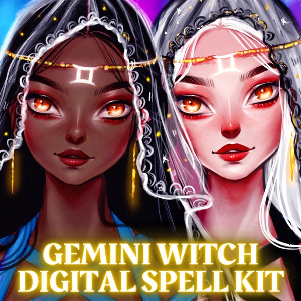 Gemini Magick: 12+ Gemini Spells & Rituals for Your Grimoire | Gemini Book of Shadows | Gemini Digital Spell Kit | Gemini Altar Guide