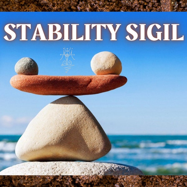 Stay Grounded in All Aspects of Your Life: Sigil Magick Grimoire Page | Stability Sigil
