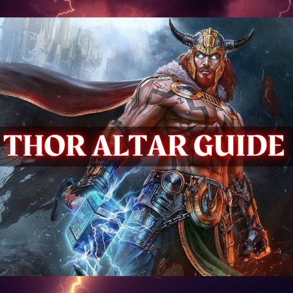 How to Work With the Norse God Thor: Altar Guide Printable