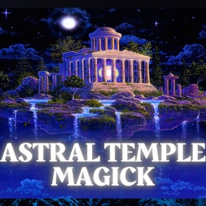 Astral Temple Magick: How to Create and Use Your Astral Temple Printable Grimoire Pages Astral Temple Book of Shadows image 1