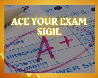 Pass Your Exam Sigil | Sigil Magick Grimoire Page