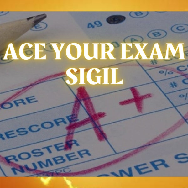 Pass Your Exam Sigil | Sigil Magick Grimoire Page