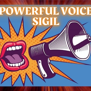 Always Be Heard & Communicate Effectively: Powerful Voice Sigil | Sigil Magick Grimoire Page