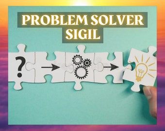 Sigillo magico per risolvere qualsiasi problema a portata di mano / Pagina del grimorio del sigillo del risolutore di problemi