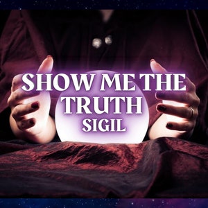 Truth Sigil: Sigil Magick Grimoire Page | Honesty Sigil | Tell Me The Truth | Show Me The Truth Sigil