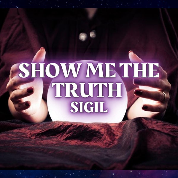 Truth Sigil: Sigil Magick Grimoire Page | Honesty Sigil | Tell Me The Truth | Show Me The Truth Sigil