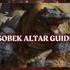 Guide d&#39;évocation de Sobek : Comment travailler avec le dieu égyptien du Nil | Guide de l&#39;autel de la divinité