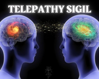 Walkie Talkie Sigil: Send Your Thoughts to Them | Sigil Magick Grimoire Page | Thought Implant Sigil | Telepathy Sigil