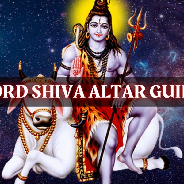 Lord Shiva Evocation Guide: How to Work With the God Shiva | Altar Guide Printable