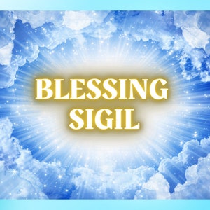 Bring Blessings Into Your Life: Sigil Magick Grimoire Page | Blessing Sigil