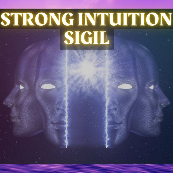 Sharpen Your Sixth Sense: Strong Psychic Intuition Sigil | Sigil Magick Grimoire Page | Strengthen Your Intuition Sigil