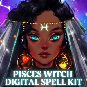 Pisces Magick: 12+ Pisces Spells & Rituals for Your Grimoire | Pisces Book of Shadows | Pisces Digital Spell Kit