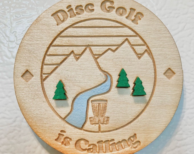 Disc Golf Magnet Disc Golf Is Calling