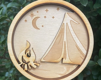 Camping Ornament