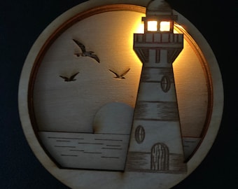Lighthouse Ornament