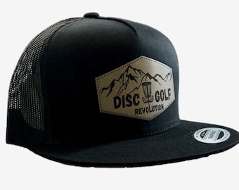 Disc Golf Hat Adventure Patch Flat Brim