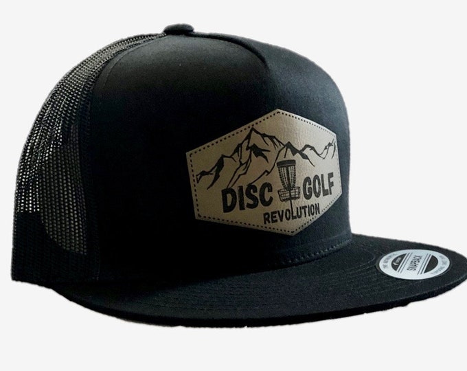 Disc Golf Hat Adventure Patch Flat Brim