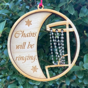 Disc Golf Ornament Chains Will be Ringing