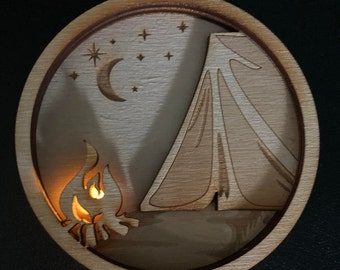 Camping Ornament