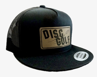 Disc Golf Hat Fly Patch Flat Brim
