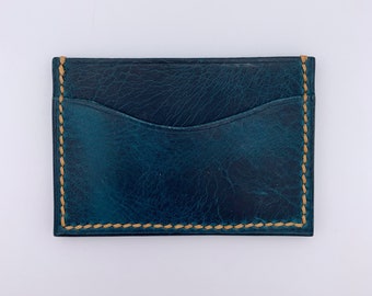 Cartera de tarjeta de cuero