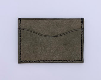 Cartera de tarjeta de cuero