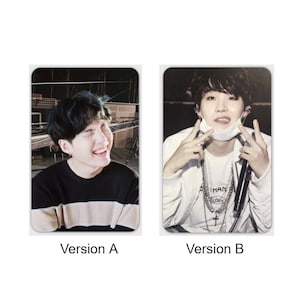 BTS Suga photocards