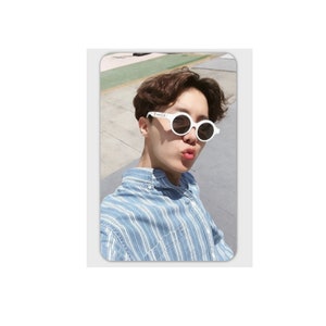 BTS J-Hope selca tarjeta fotográfica