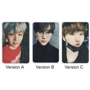 BTS Suga selca photocards