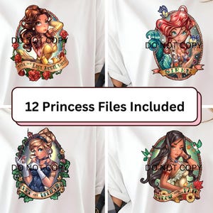 12 Bad Princess Bundle- PNG FILES- instant download