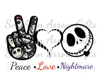 Jack's Nightmare - PNG FILE- Tumbler Sublimation Waterslide